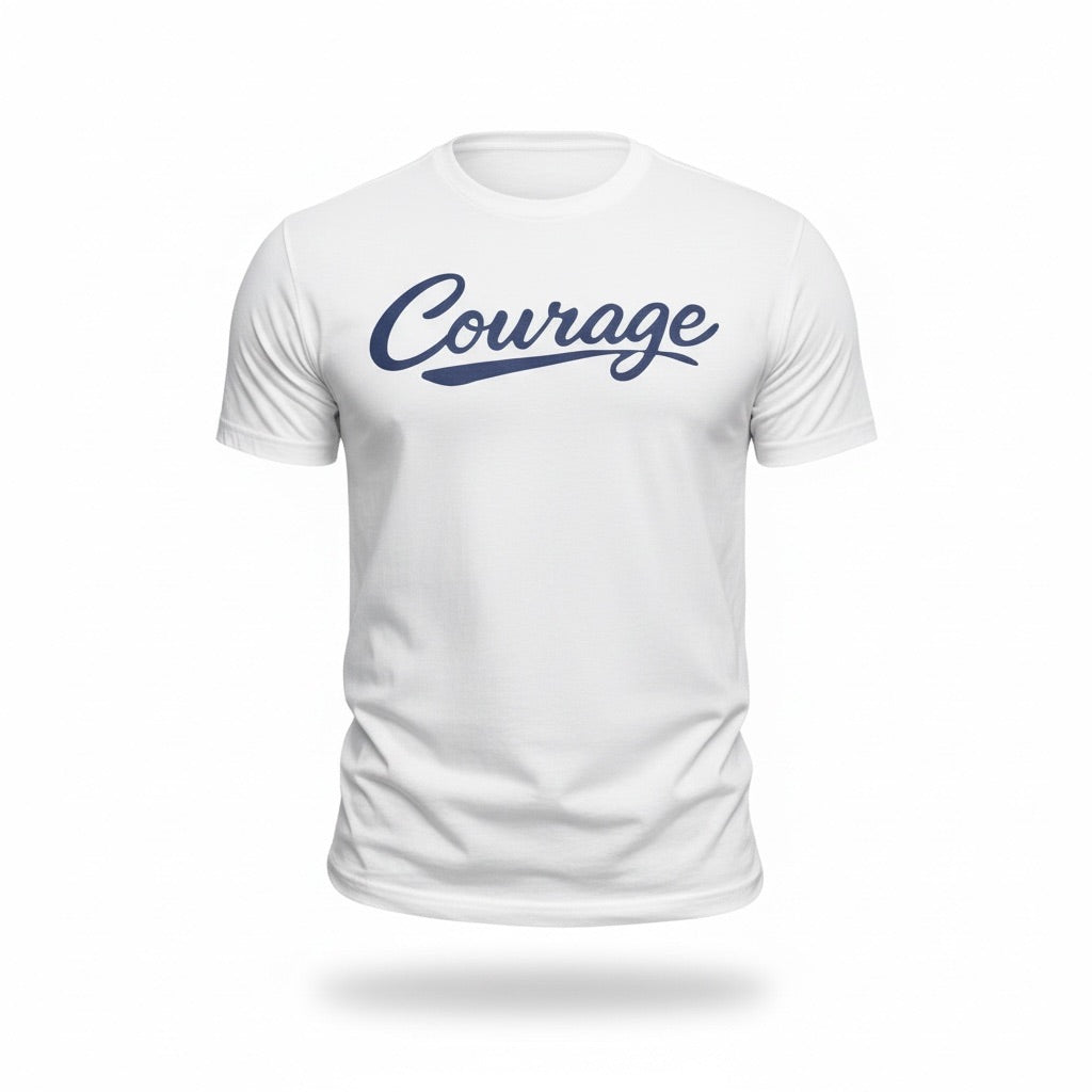 Courage Script Tee