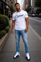 Courage Script Tee
