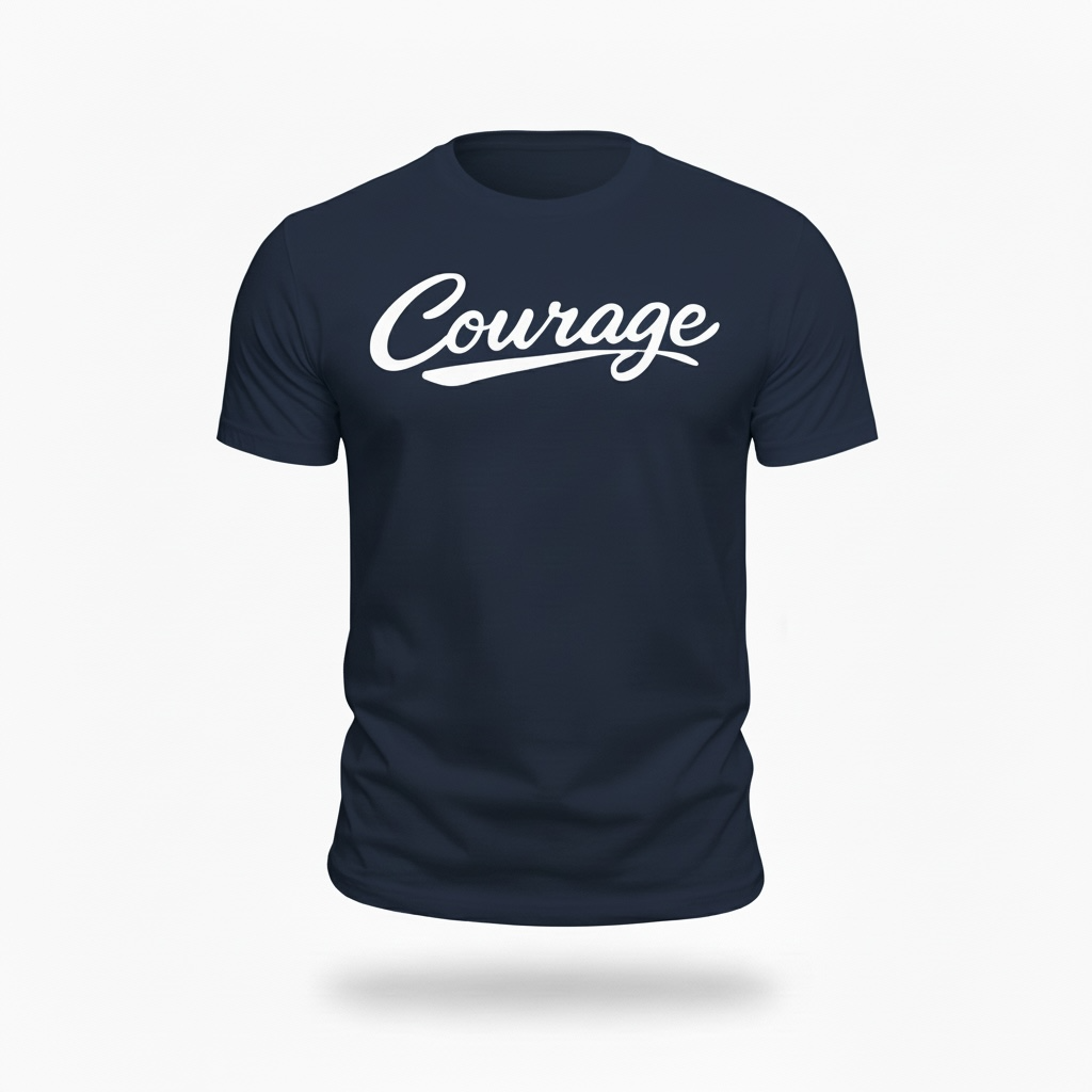 Courage Script Tee